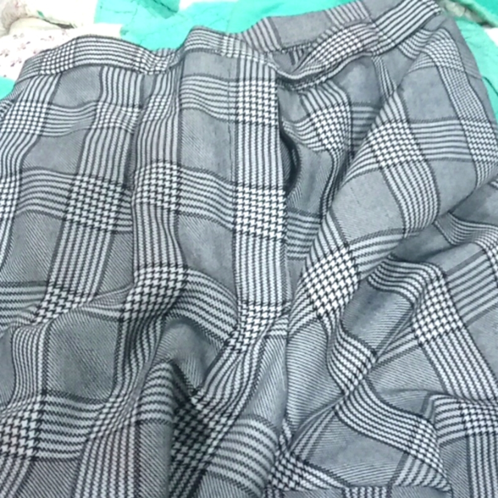 Plaid dress pants